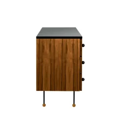 Best GUBI 62 Dresser, American walnut, 3 drawers Brown