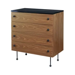 Dressers & Drawer Units|Dressers & Drawer Units^GUBI 62 Dresser, American walnut, 4 drawers Brown