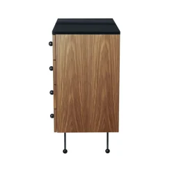 Dressers & Drawer Units|Dressers & Drawer Units^GUBI 62 Dresser, American walnut, 4 drawers Brown