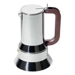 Discount Alessi 9090 espresso coffee maker, 10 copper Silver-colouredBrown