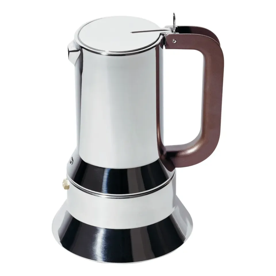 Discount Alessi 9090 espresso coffee maker, 10 copper Silver-colouredBrown