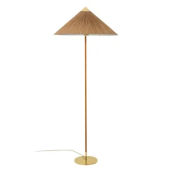 Outlet GUBI 9602 floor lamp, Bambu-brass BeigeGold-coloured