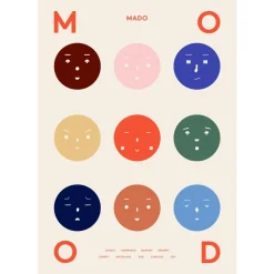 Posters^Paper Collective 9 Moods poster, 70x100 cm Multi