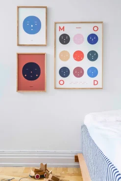 Discount Paper Collective 9 Moods poster, 50x70 cm Multi