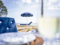 Sun Protection^Fri Form 90 parasol, Navy , Ø220 cm Blue