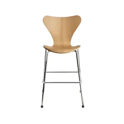 Hot Fritz Hansen 3177 Series 7 Junior chair chrome, Oak Beige