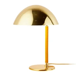 Desk Lamps^GUBI 9209 table lamp, Brass-rattan Gold-coloured