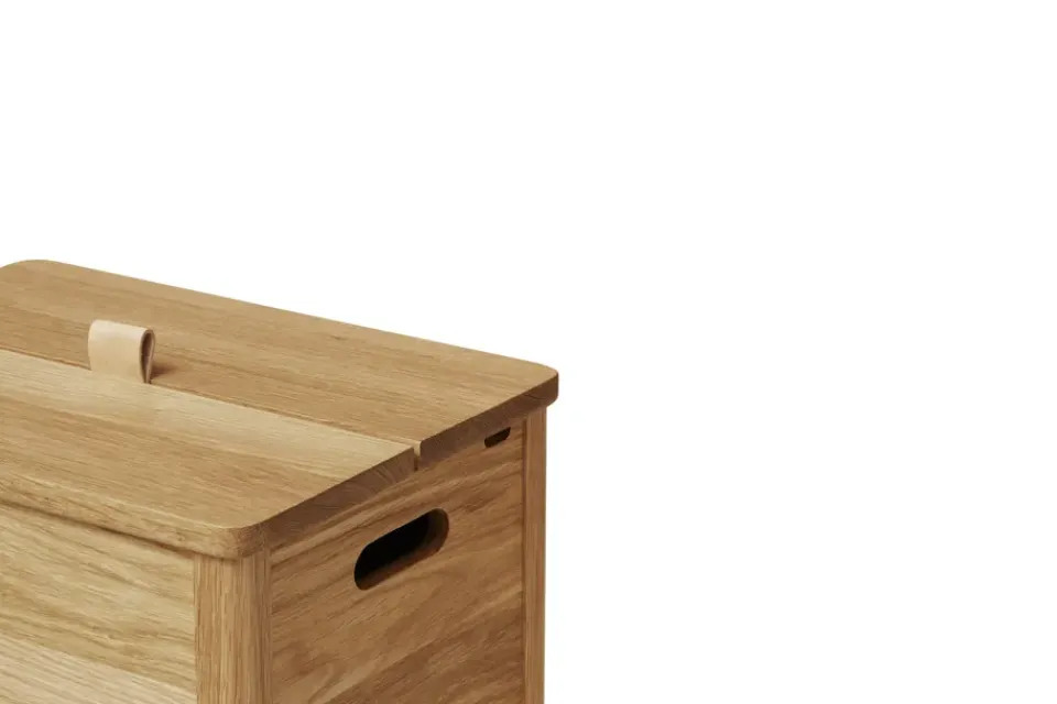 Laundry Baskets^Form & Refine A Line laundry basket, Oak Brown