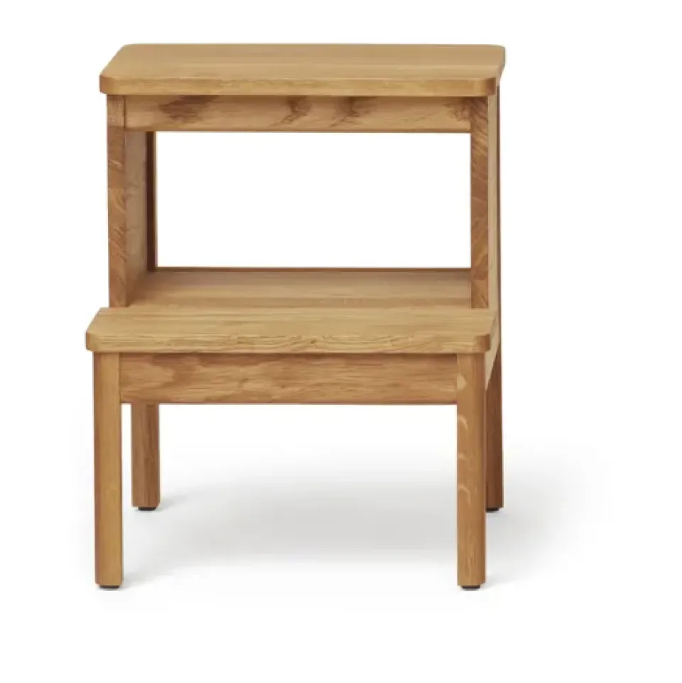 Hot Form & Refine A line step stool, Oak Brown