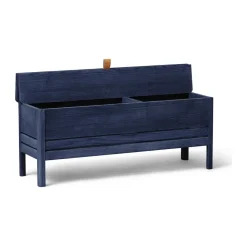 Sale Form & Refine A Line storage bench 111 cm, Indigo Special Edition Blue