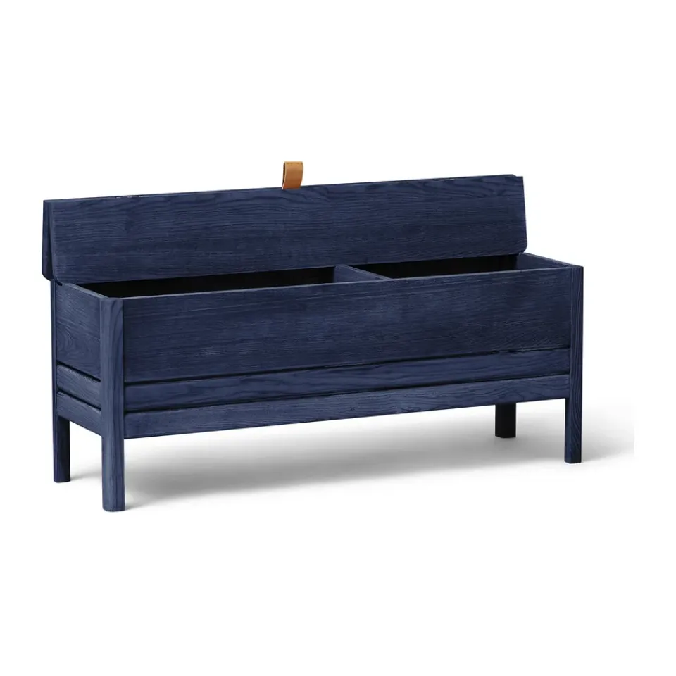 Sale Form & Refine A Line storage bench 111 cm, Indigo Special Edition Blue