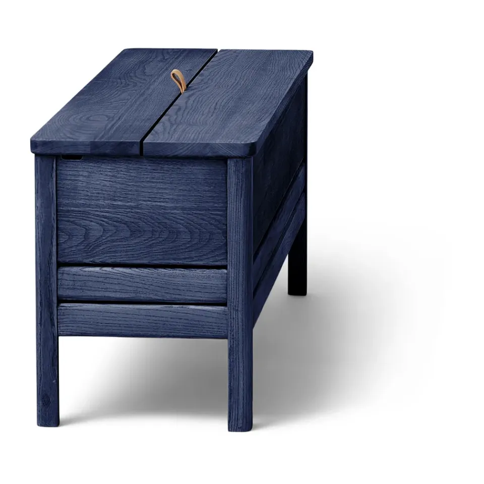 Sale Form & Refine A Line storage bench 111 cm, Indigo Special Edition Blue