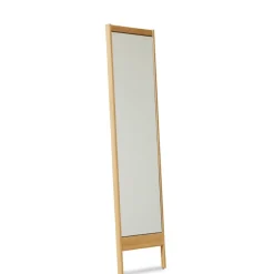 Wall Mirrors^Form & Refine A Line wall mirror, Oak Brown