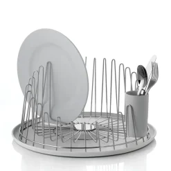 Dish Drainers^Alessi A Tempo dish rack, stainless steel GreySilver-coloured