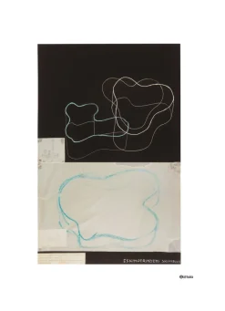 Discount Iittala Aalto art Sketch poster, 50x70 cm Black