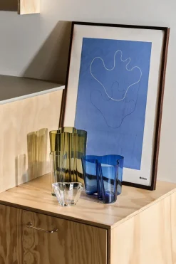 Posters^Iittala Aalto art Sketch poster, 50x70 cm Blue