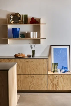 Posters^Iittala Aalto art Sketch poster, 50x70 cm Blue