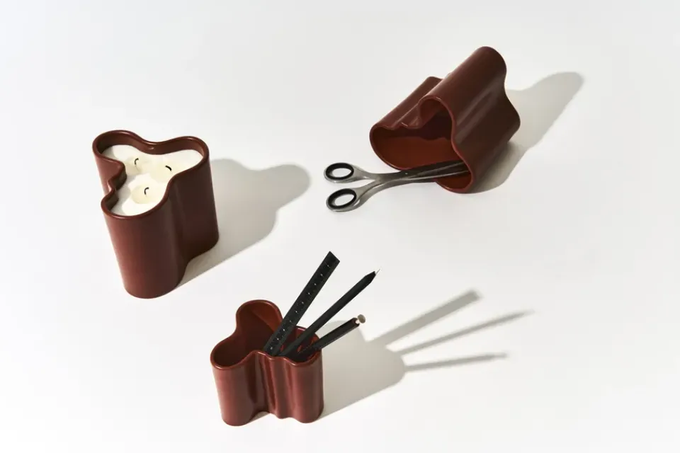 Scented Candles & Diffusers^Iittala Aalto scented candle 8 cm, Eld Brown
