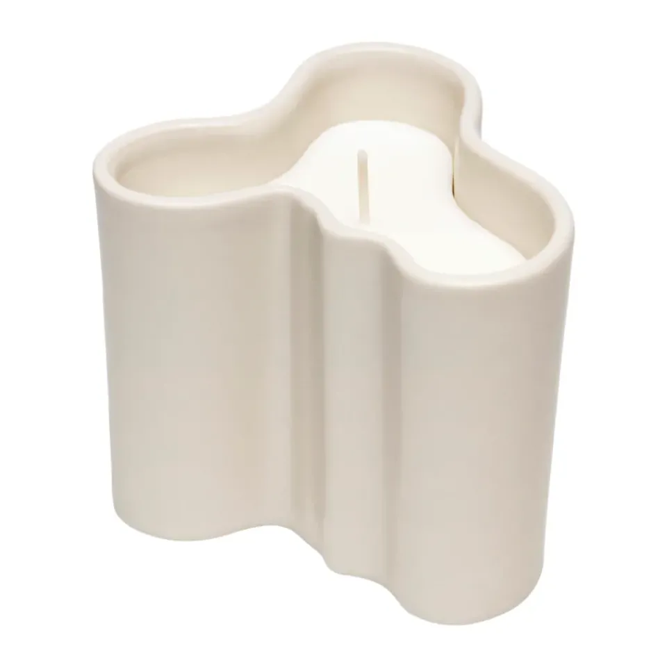 New Iittala Aalto scented candle 8 cm, Sand Beige