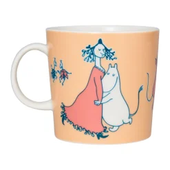 Moomin Mugs^Moomin Arabia ABC Moomin mug 40 cl, A Orange