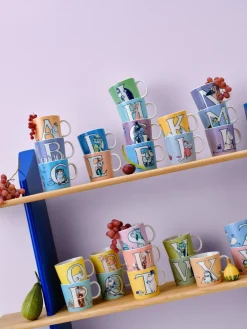 Sale Moomin Arabia ABC Moomin mug 40 cl, B Multi