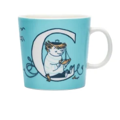 Hot Moomin Arabia ABC Moomin mug 40 cl, C Blue