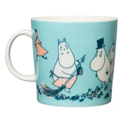 Moomin Mugs^Moomin Arabia ABC Moomin mug 40 cl, H Blue