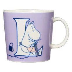 Moomin Mugs^Moomin Arabia ABC Moomin mug 40 cl, L Purple