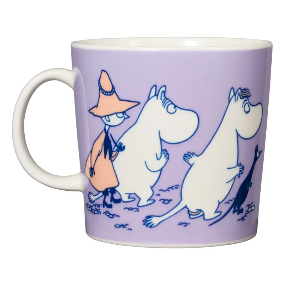 Moomin Mugs^Moomin Arabia ABC Moomin mug 40 cl, L Purple