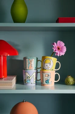 Moomin Mugs^Moomin Arabia ABC Moomin mug 40 cl, M Purple