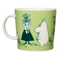 Moomin Mugs^Moomin Arabia ABC Moomin mug 40 cl, V Green