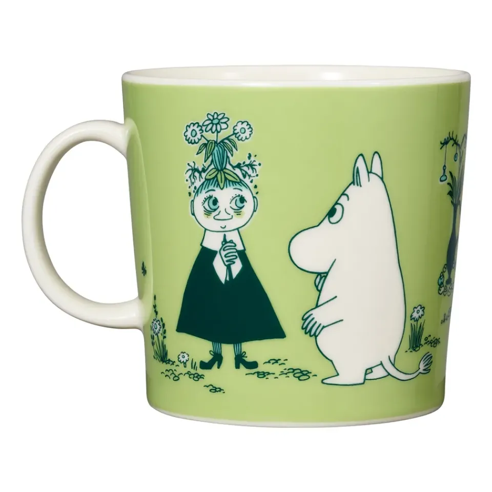 Moomin Mugs^Moomin Arabia ABC Moomin mug 40 cl, V Green