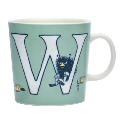 Discount Moomin Arabia ABC Moomin mug 40 cl, W Green