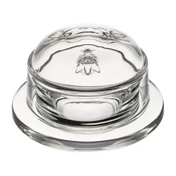 Butter Dishes^La Rochère Abeille butter dish Ø10 cm, Transparent