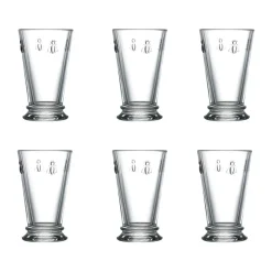 Long Drink & Highball Glasses^La Rochère Abeille longdrink glass 31 cl 6-pack, Clear Transparent