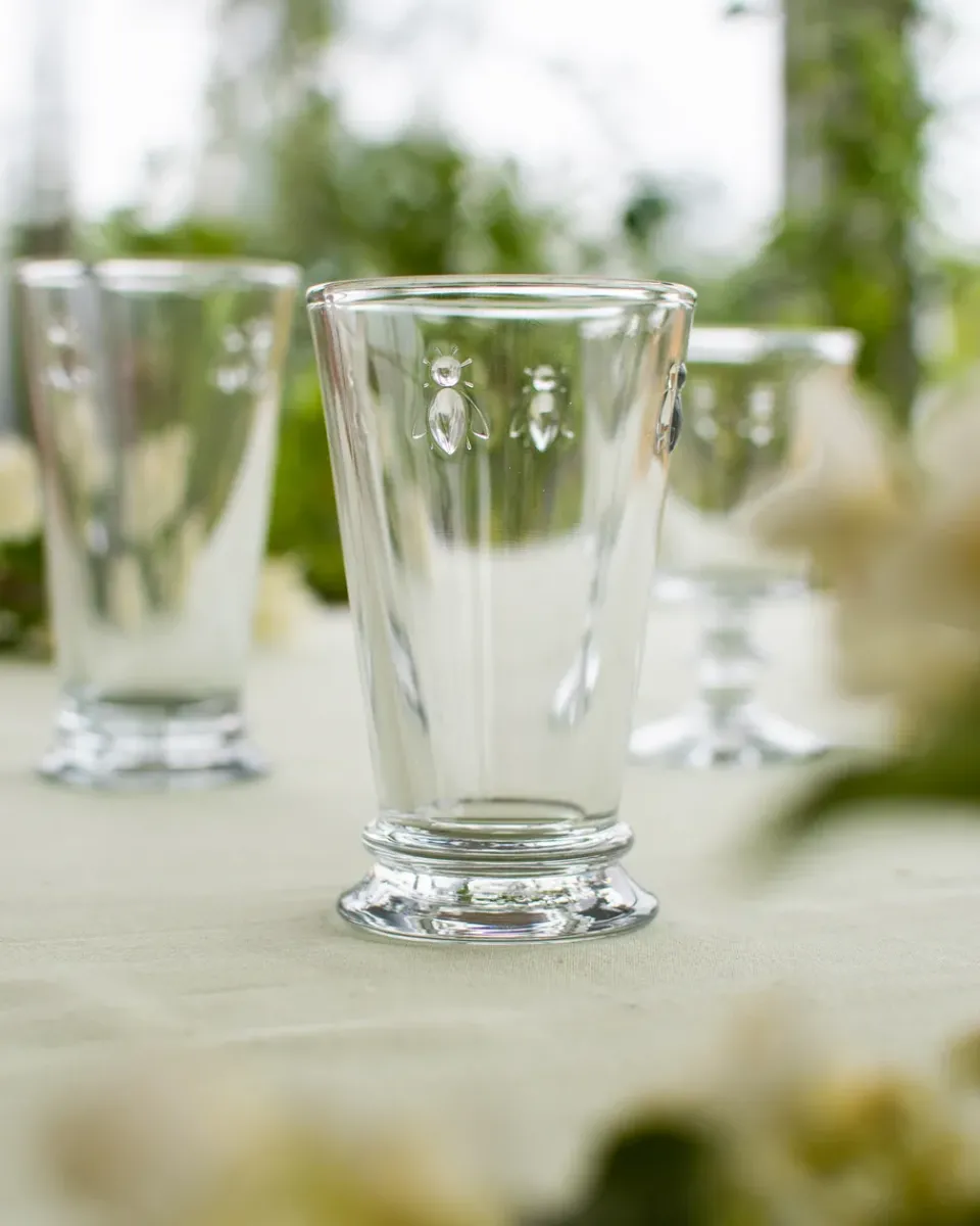 Long Drink & Highball Glasses^La Rochère Abeille longdrink glass 31 cl 6-pack, Clear Transparent