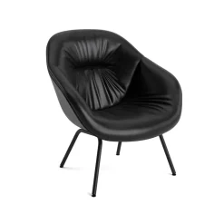 Sale HAY About a Lounge AAL87 Soft armchair, Sense - steel frame Black