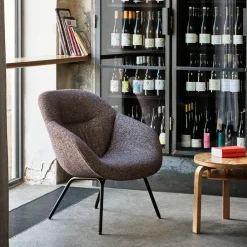Sale HAY About a Lounge AAL87 Soft armchair, Sense - steel frame Black