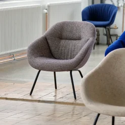 Sale HAY About a Lounge AAL87 Soft armchair, Sense - steel frame Black