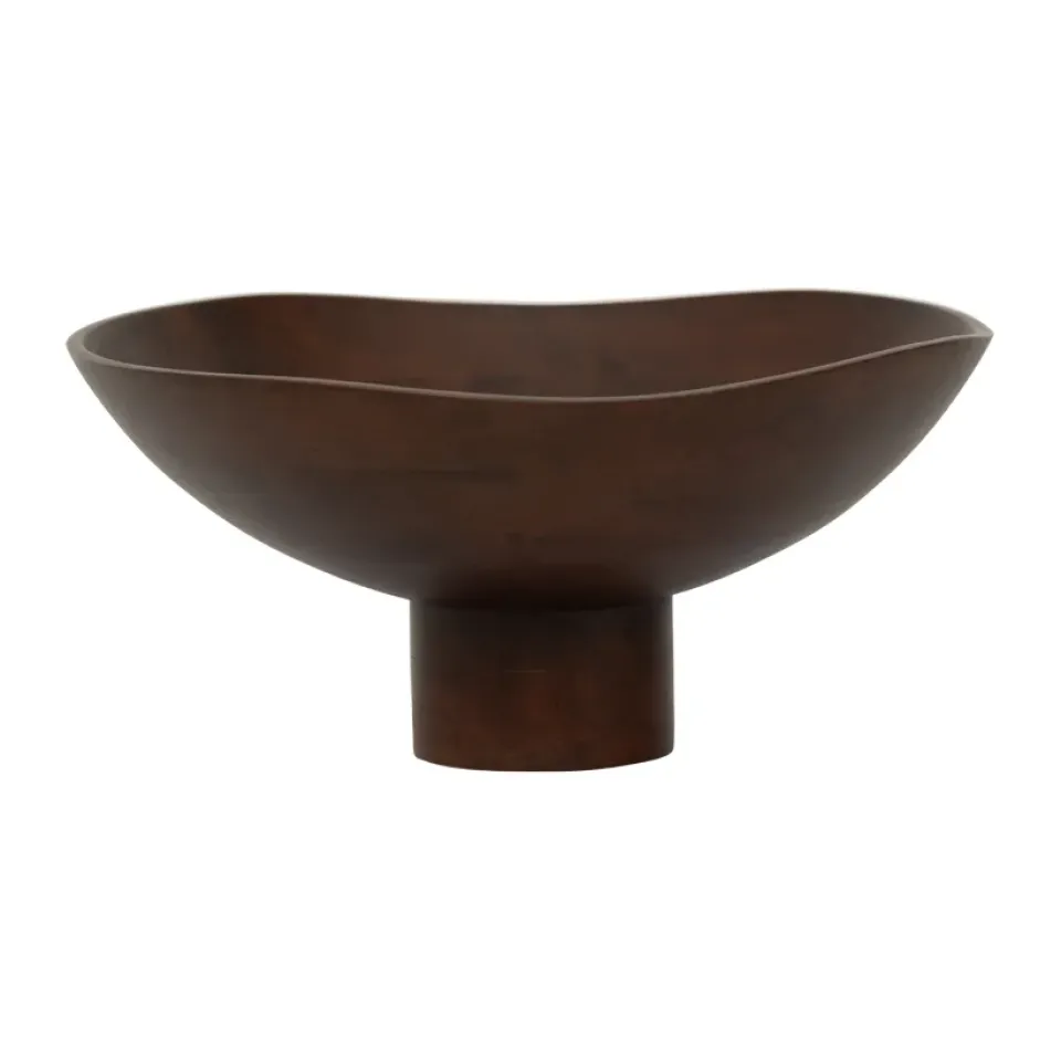 Clearance URBAN NATURE CULTURE Abre serving bowl Ø32 cm, Mangowood Brown