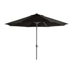 Sun Protection^Brafab Abriola parasol, Charcoal , Ø330 cm Black