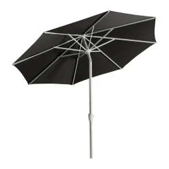 Sun Protection^Brafab Abriola parasol, Charcoal , Ø270 cm Black
