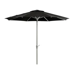 Sun Protection^Brafab Abriola parasol, Charcoal , Ø270 cm Black