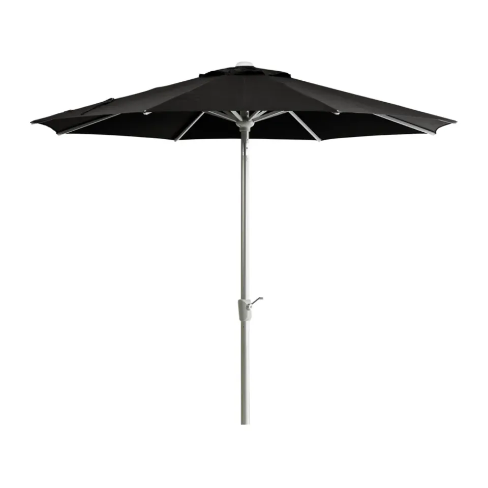 Sun Protection^Brafab Abriola parasol, Charcoal , Ø270 cm Black