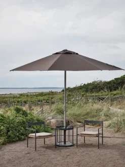 Sun Protection^Brafab Abriola parasol, Charcoal , Ø270 cm Black