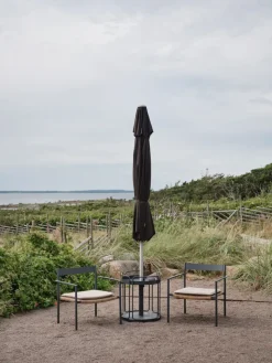 Sun Protection^Brafab Abriola parasol, Charcoal , Ø270 cm Black