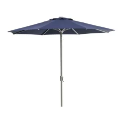 Clearance Brafab Abriola parasol, Dark , Ø270 cm Blue