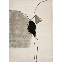 Classic Collection Abstract rug 170x230 cm, Ivory White