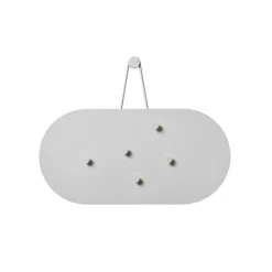 Bulletin & Pin Boards^Zone Denmark A-Bulletin Board, Soft , incl. magnets Grey