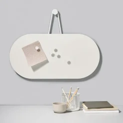 Bulletin & Pin Boards^Zone Denmark A-Bulletin Board, Soft , incl. magnets Grey